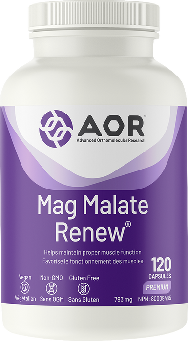 AOR Mag Malate Renew 793 mg (120 VCaps)