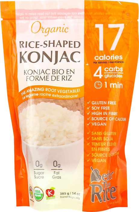 Better Than Organic Rice-Shaped Konjac (385 g)