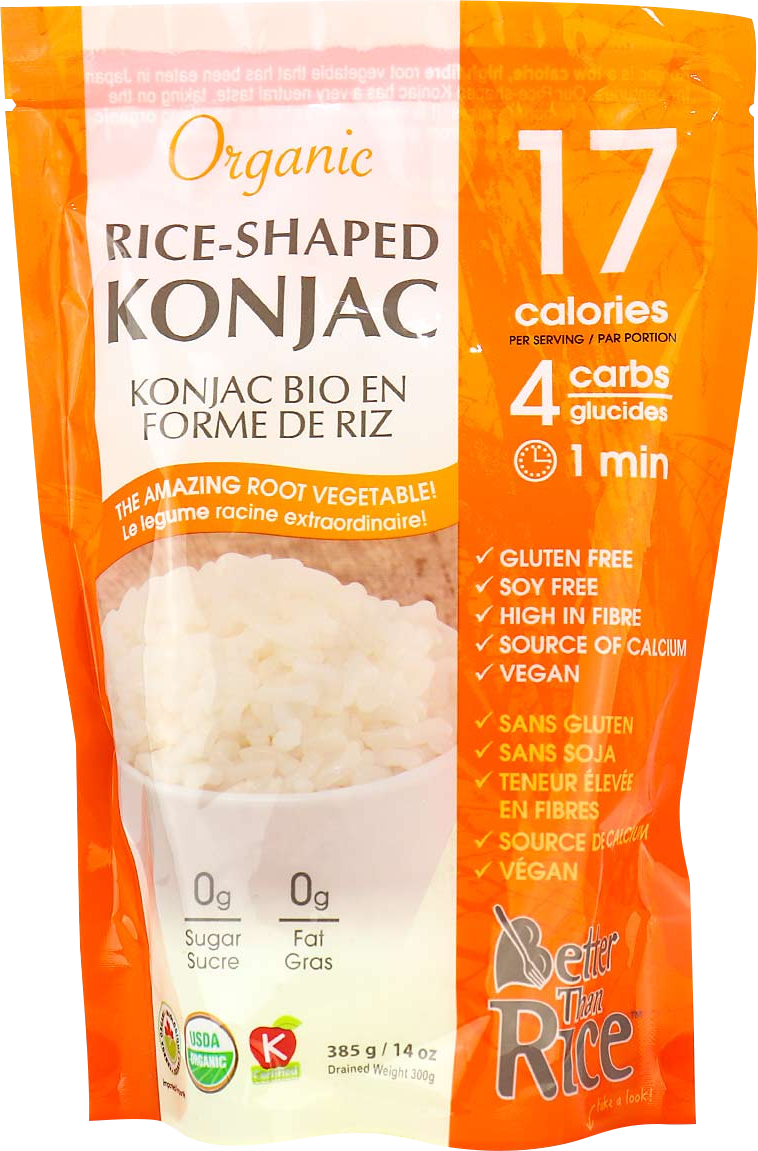 Better Than Organic Rice-Shaped Konjac (385 g)