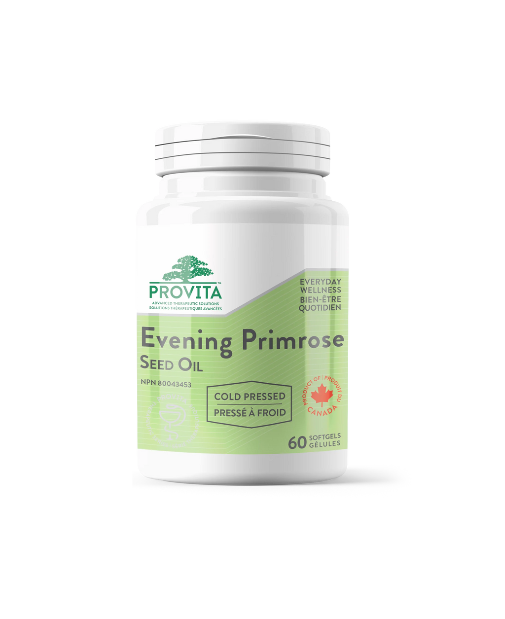 Provita Evening Primrose Oil Cold Pressed (60 Softgels)