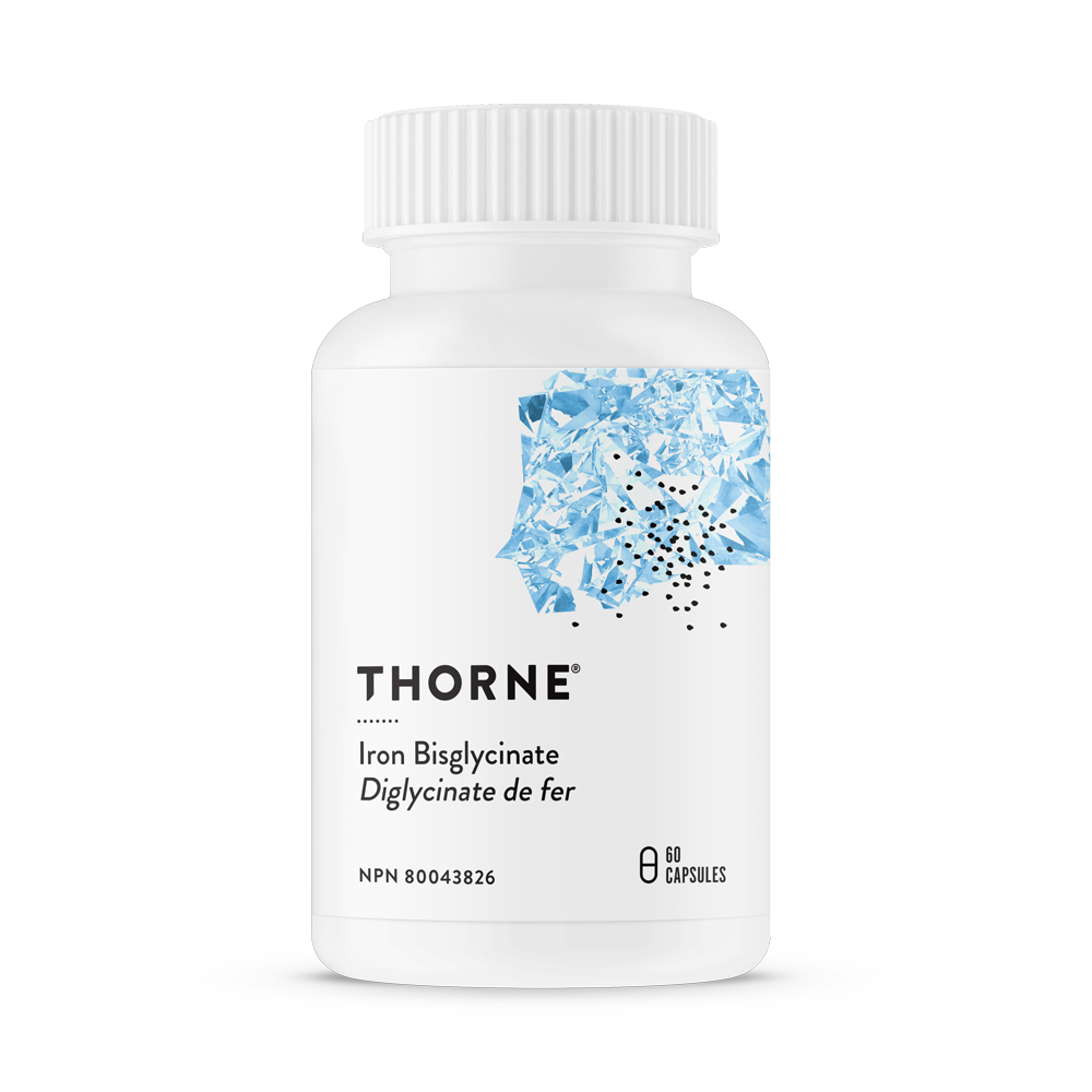 Thorne Research Iron Bisglycinate (60 Capsules)