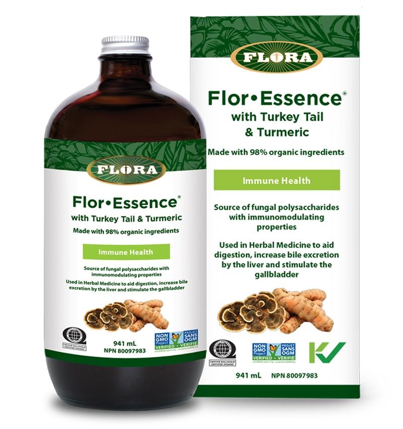 Flora Flor-Essence with Turkey Tail & Turmeric