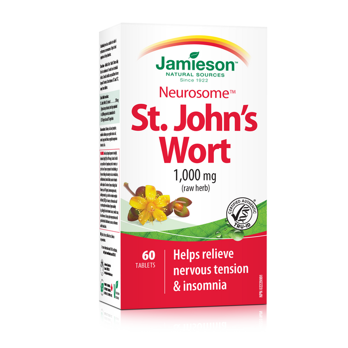 Jamieson Neurosome St. John's Wort 1000 mg (60 Tablets)