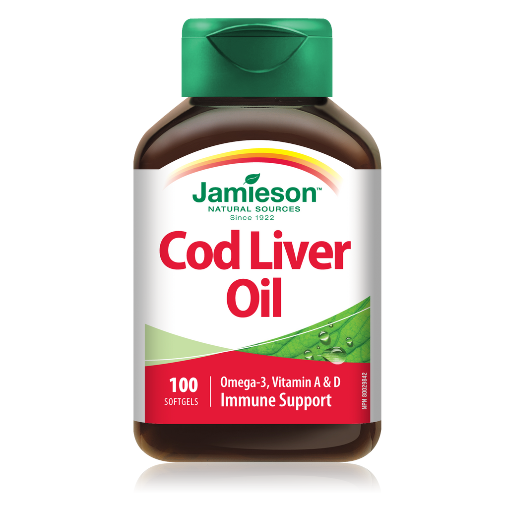 Jamieson Cod Liver Oil (100 Softgels)