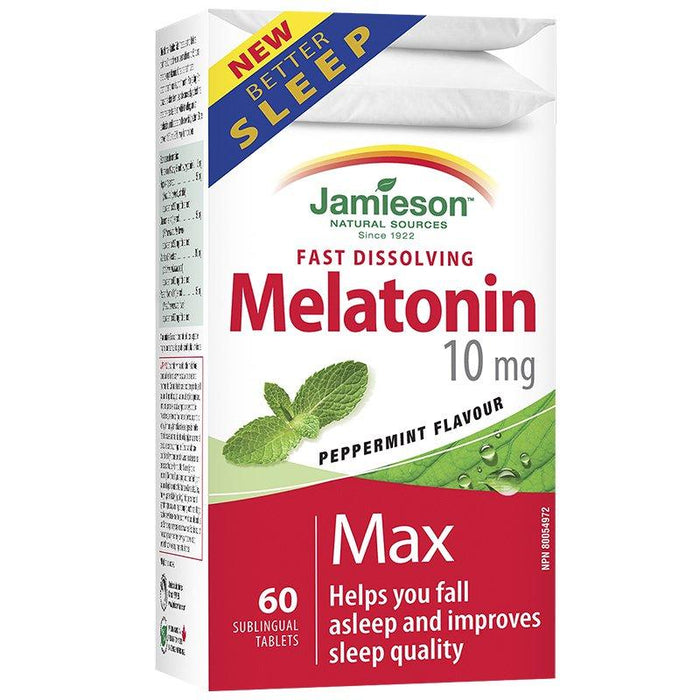 Jamieson Melatonin Maximum Strength 10 mg (60 Caplets)