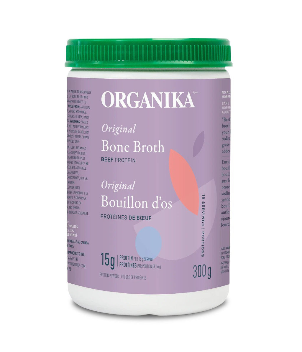 Organika Bone Broth Beef Protein Powder - Original (300 g)