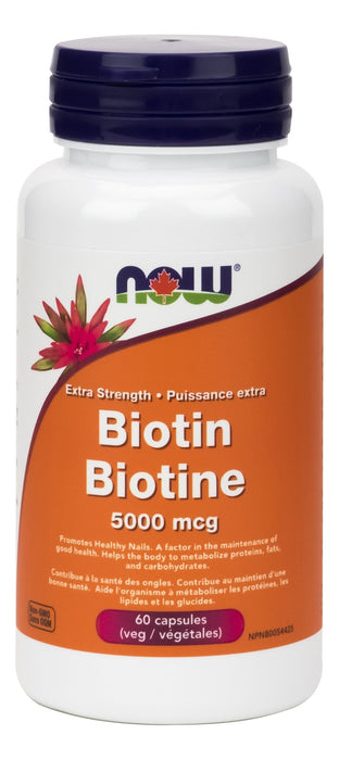 NOW Biotin 5000 mcg (VCaps)