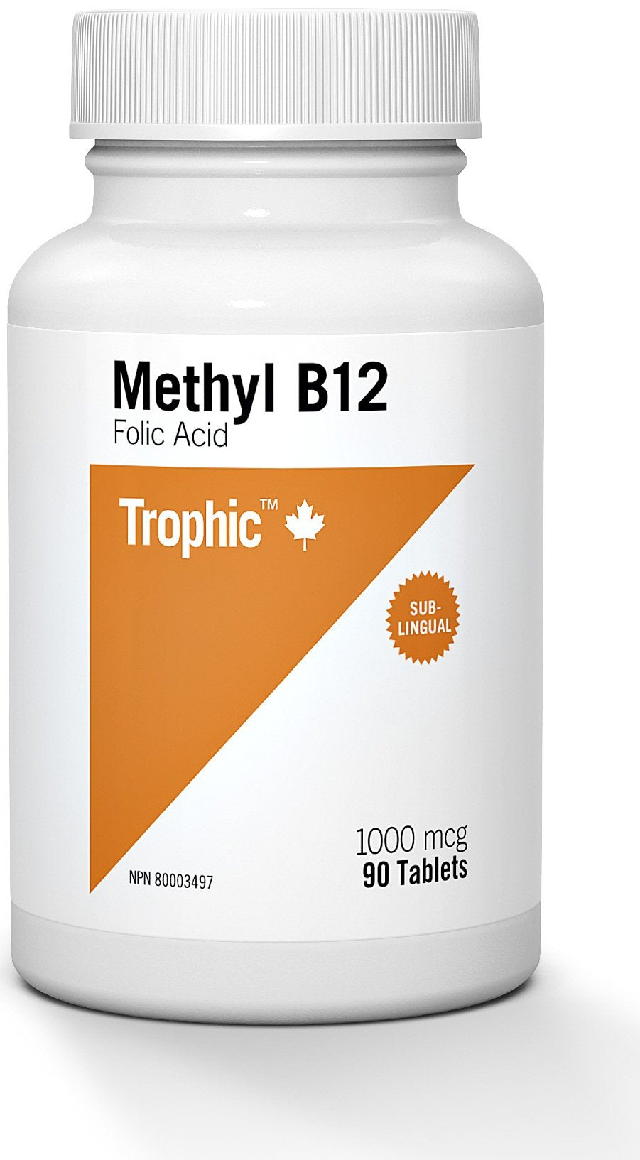 Trophic Methyl B12 with Folic Acid 1000 mcg (Tablets)