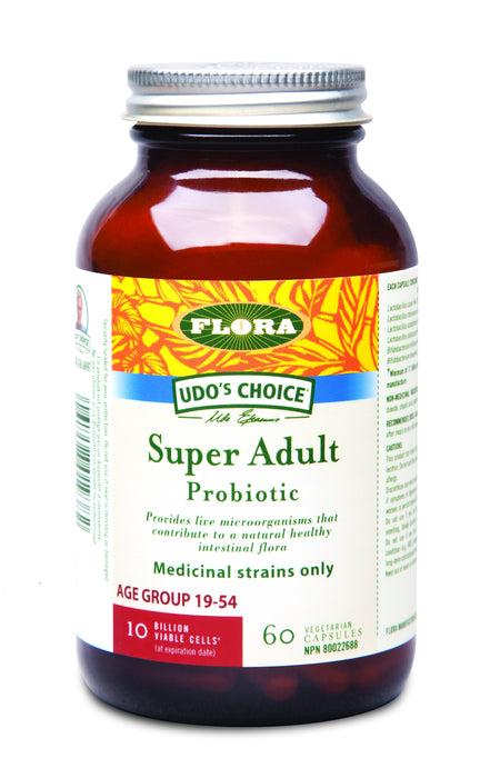 Flora Adult's Probiotic 17 Billion Viable Cells (60 VCaps)