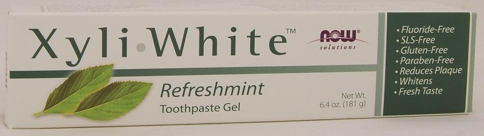 NOW Xyli White Refreshmint Toothpaste Gel (181 g)