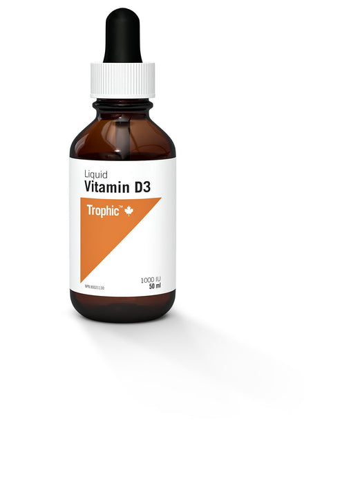 Trophic Vitamin D3 Liquid 1000 IU (50 mL)