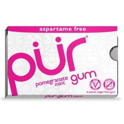 PUR Gum 9 Pieces - Pomegranate Mint