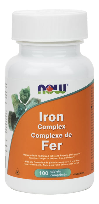 NOW Iron Complex (100 Tablets)