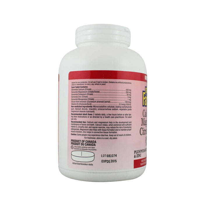 Calcium & Magnesium Citrate, with D - BONUS SIZE