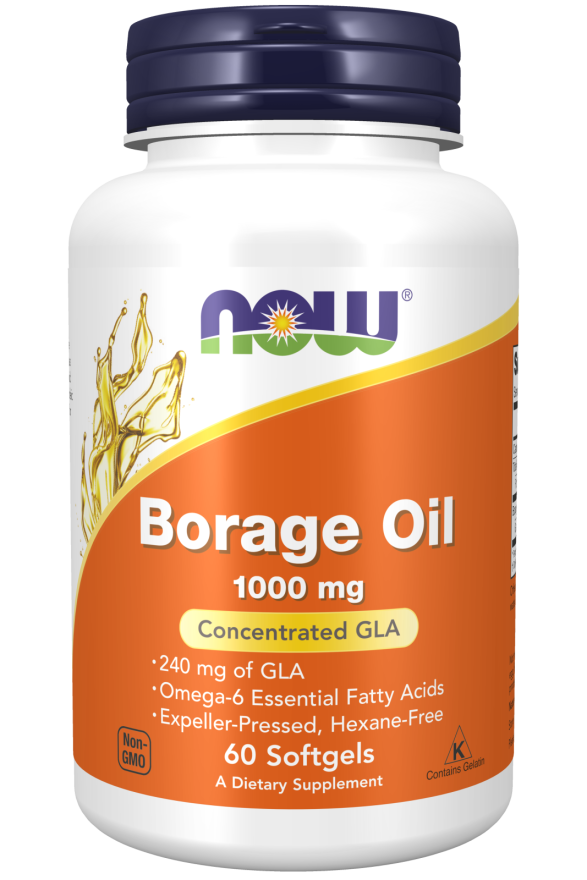 NOW Borage Oil 1000 mg (Softgels)