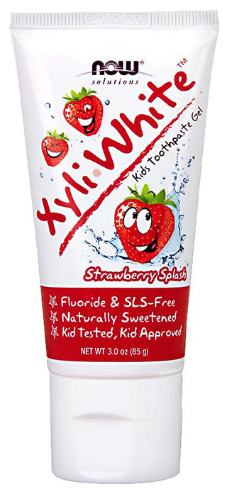 NOW Xyliwhite Kids Toothpaste - Strawberry Splash (85 g)