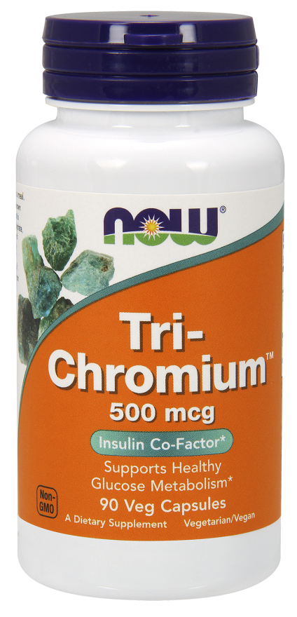 NOW Tri-Chromium 500 mcg (90 VCaps)