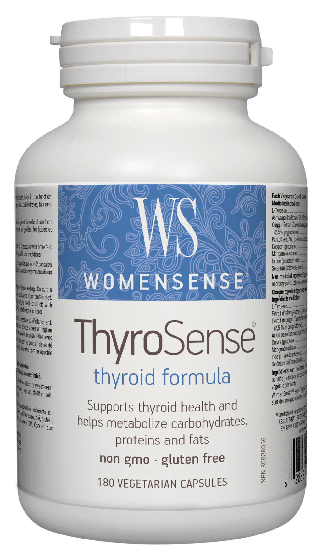 WomenSense ThyroSense Thyroid Formula (180 VCaps)