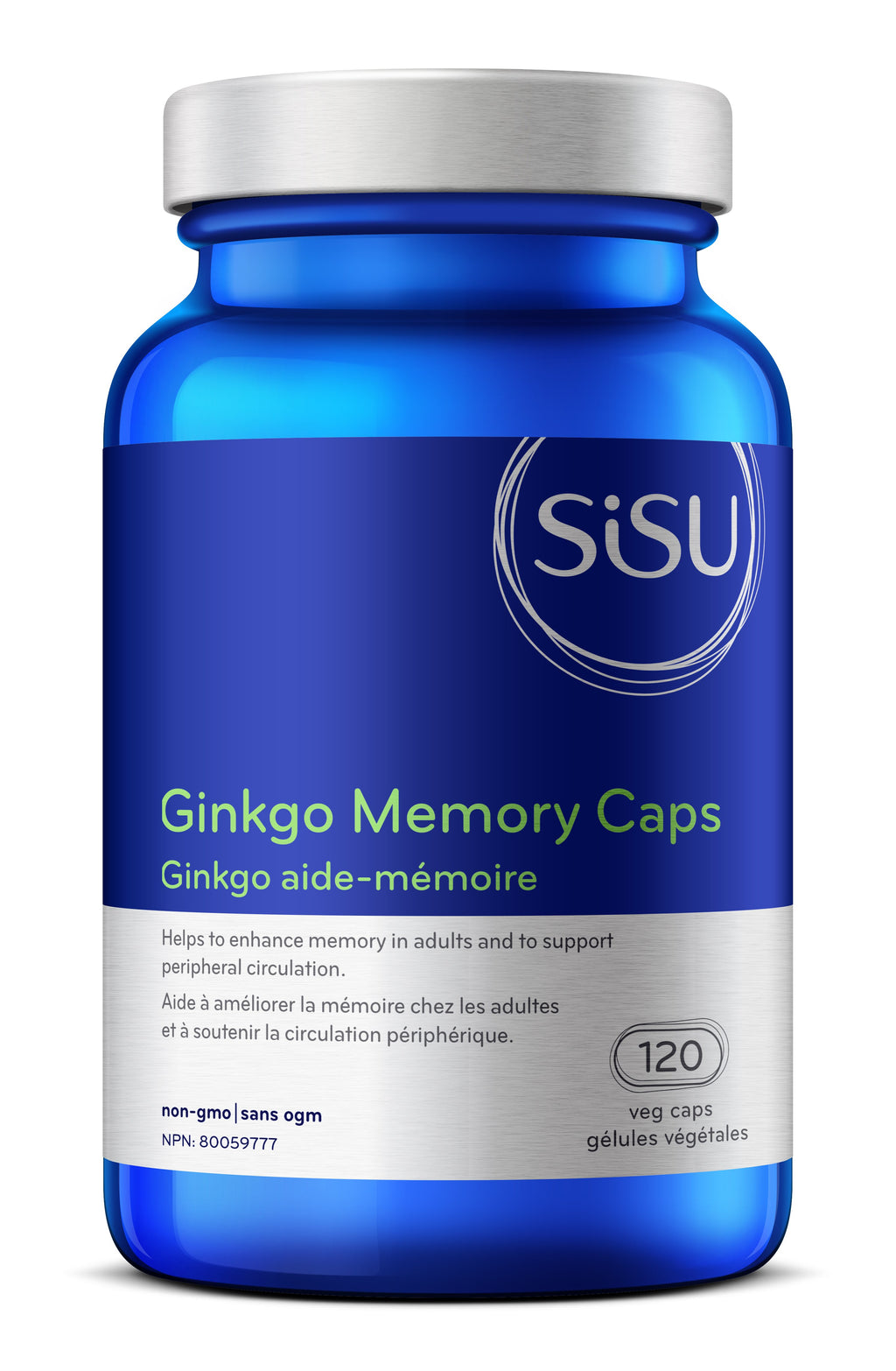 Sisu Ginkgo Memory Caps (120 VCaps)