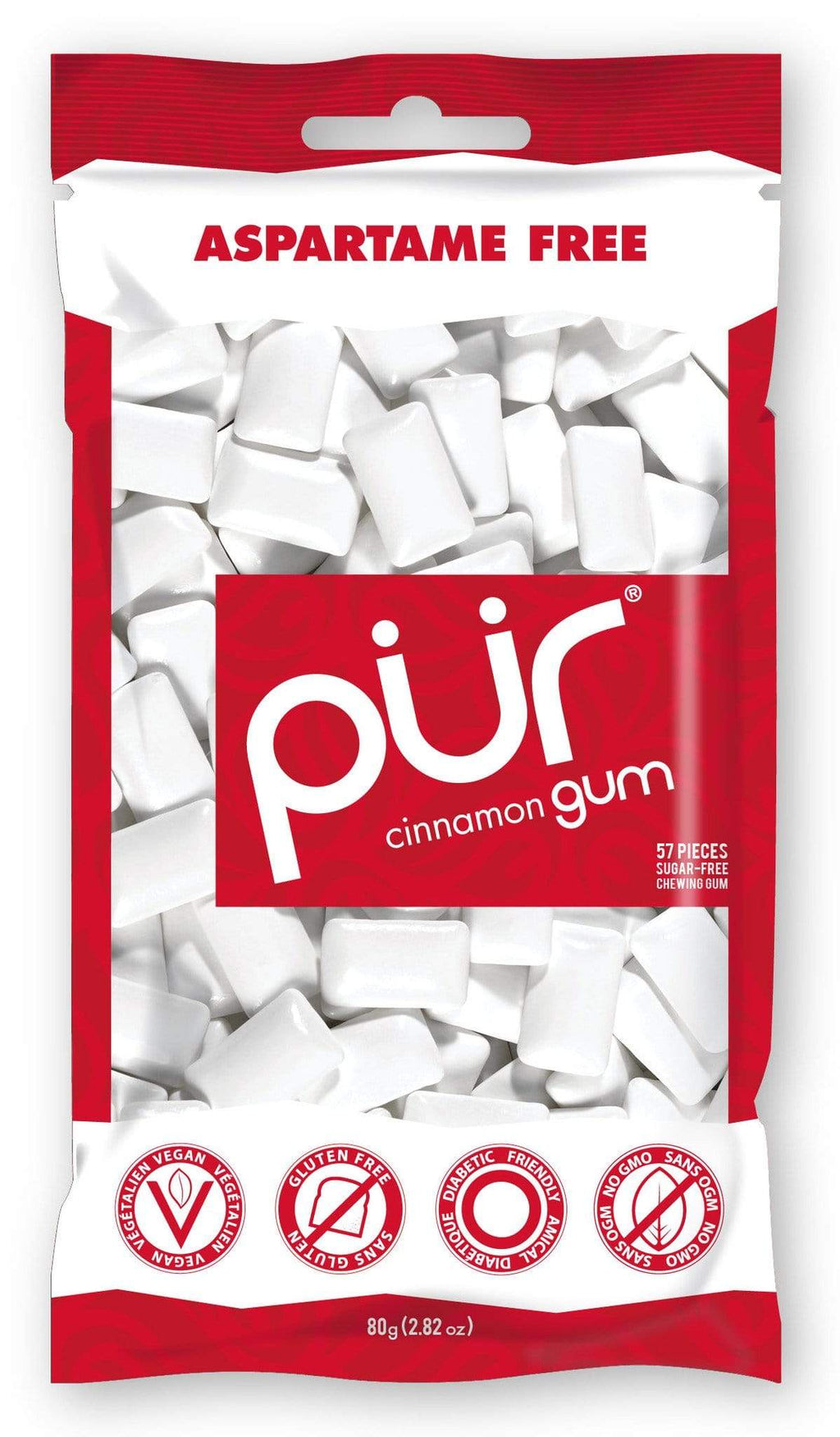 PUR Gum 57 Pieces - Cinnamon