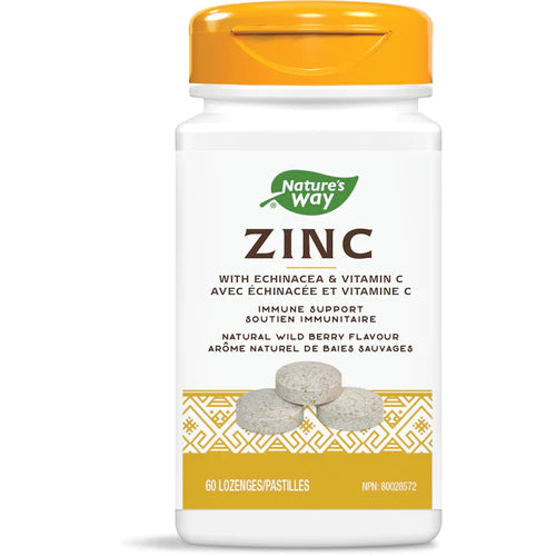 Nature's Way Zinc - Natural Berry (60 Lozenges)