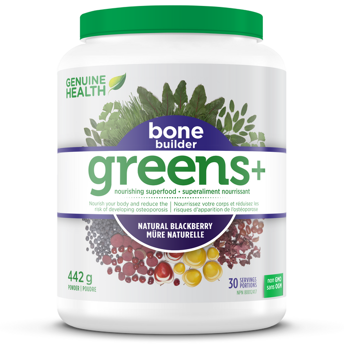 Genuine Health Greens+ Bone Builder - Natural Blackberry (442 g)