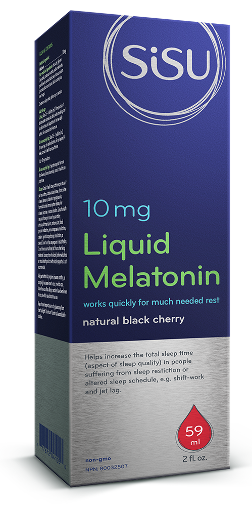 Sisu Liquid Melatonin 10 mg - Black Cherry (59 mL)