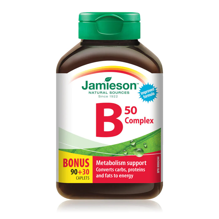 Jamieson B Complex 50 mg (120 Caplets)