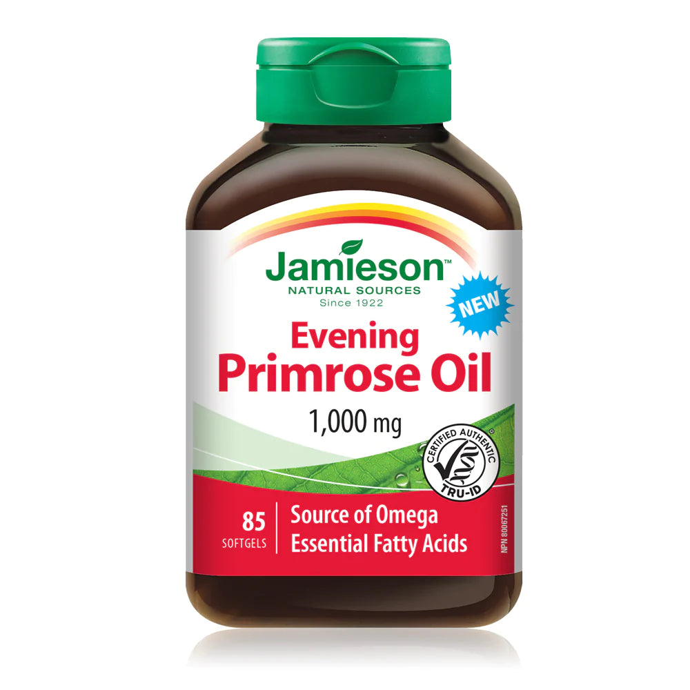 Jamieson Evening Primrose Oil 1000 mg (85 Softgels)