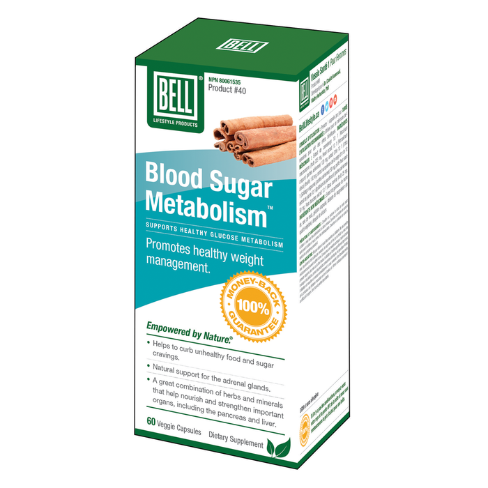 Bell #40 Blood Sugar Metabolism (60 VCaps)